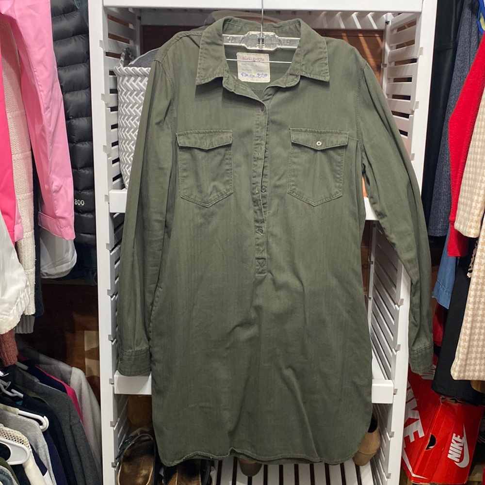 Hunter green dress